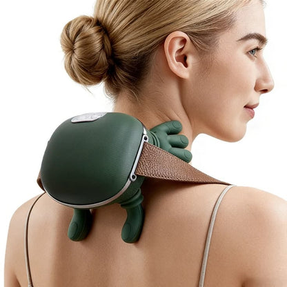 Vielspu Bionic Neck & Shoulder Massager with Heat Therapy – Cordless Deep Tissue Massage Device for Pain Relief & Relaxation 💆‍♀️🔥
