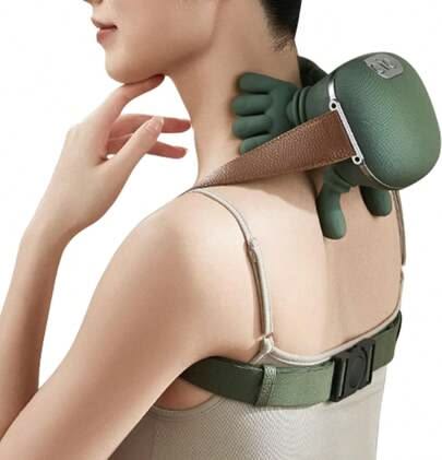 Vielspu Bionic Neck & Shoulder Massager with Heat Therapy – Cordless Deep Tissue Massage Device for Pain Relief & Relaxation 💆‍♀️🔥